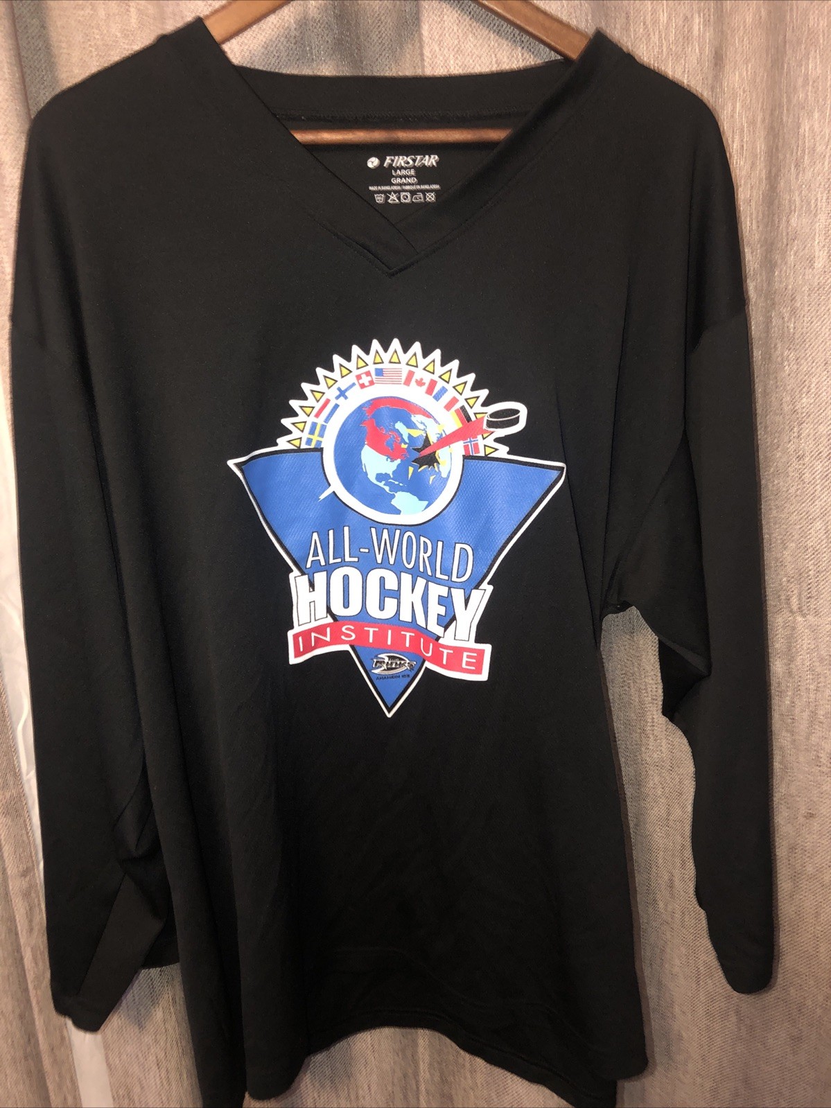 All World Hockey Institute Firststar Men's Large Jersey Rare gallery