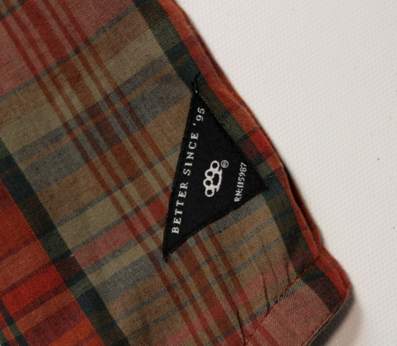 10 DEEP NYC ~PLAID~ SHIRT M button/work/flannel/utility/alife/noah/only/ny/vtg gallery
