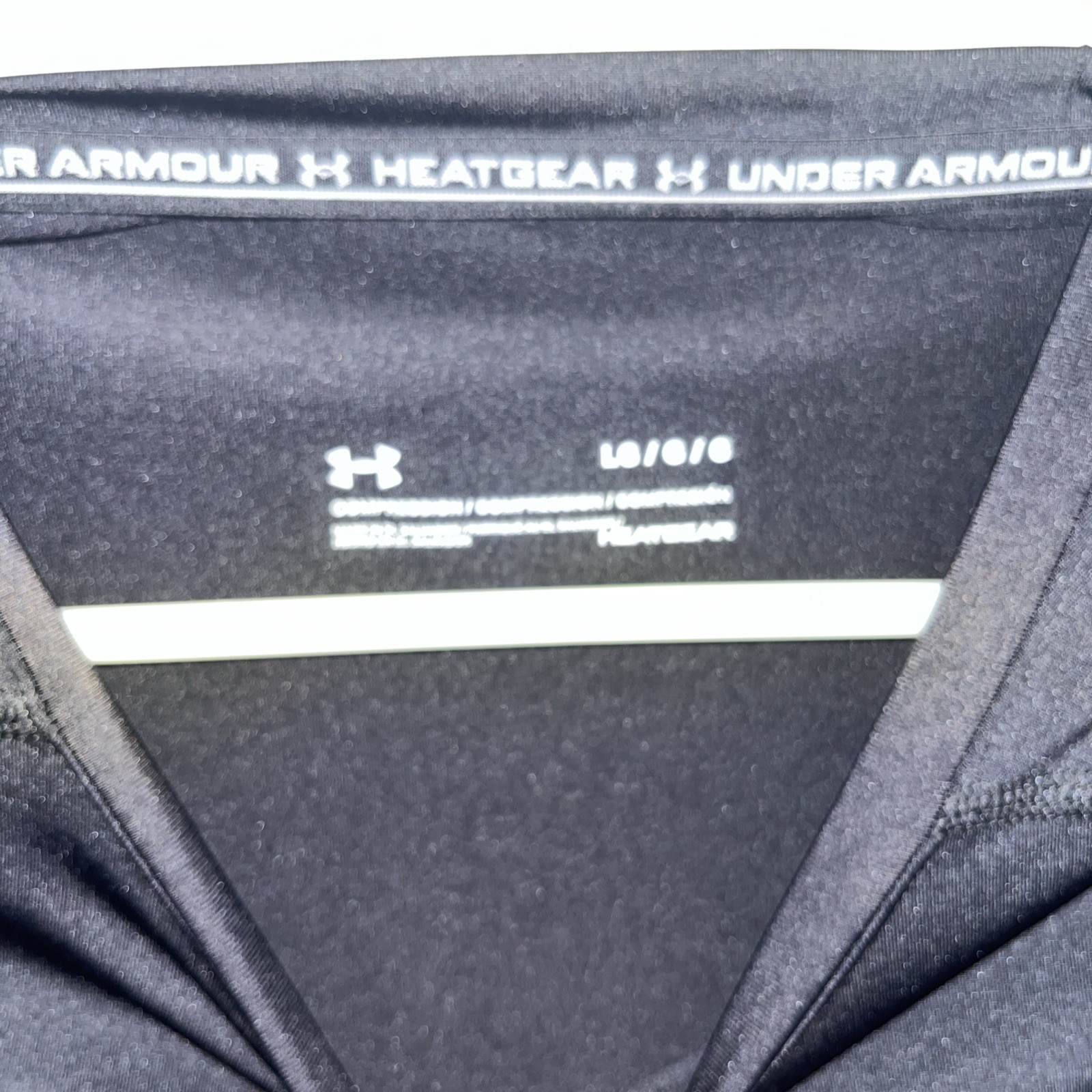 Under Armour UA Men’s Long Sleeve Compression HeatGear Shirt Black Size Large gallery