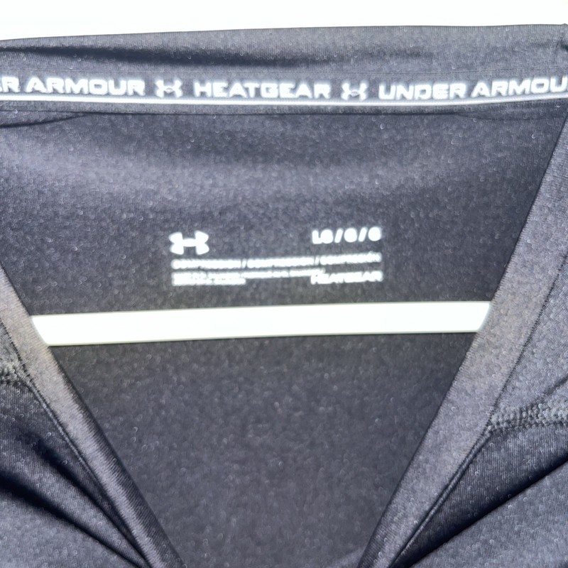 Under Armour UA Men’s Long Sleeve Compression HeatGear Shirt Black Size Large gallery