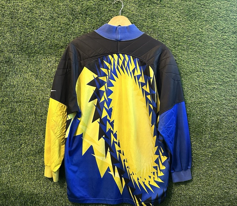 VTG Nike Team Sports Goalie Jersey XL Made in USA 90s Geometric Streetwear Y2K gallery