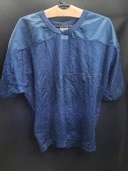 Vintage Adams USA Blue Mesh Men’s L/XL Football Practice Jersey See Thru Club
