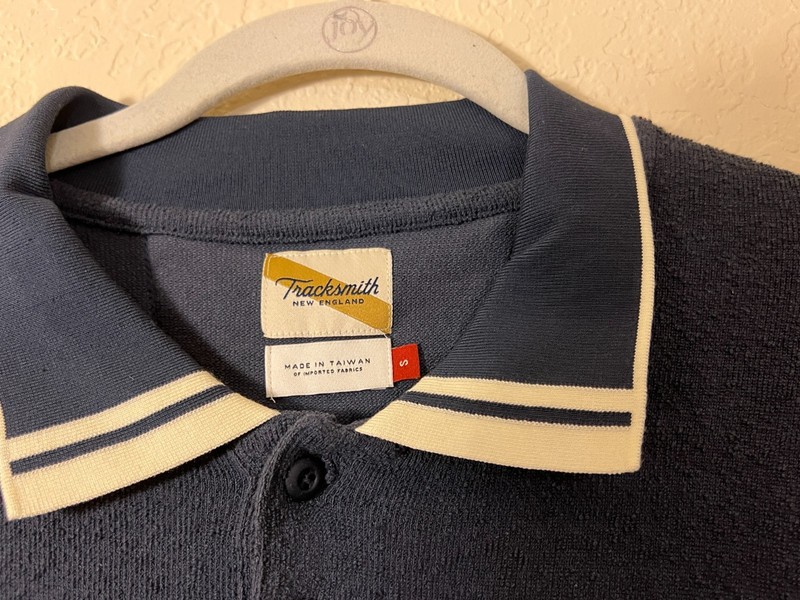 Men's Tracksmith Terry Polo, size Small gallery