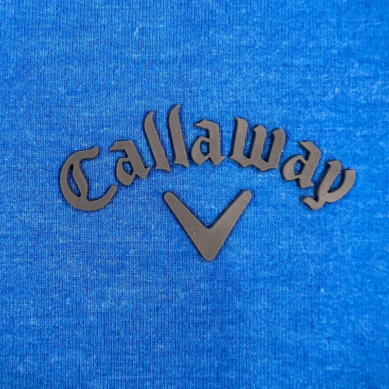 Callaway Pullover Shirt Mens Medium Blue Long Sleeve 1/4 Zip Golf Active gallery