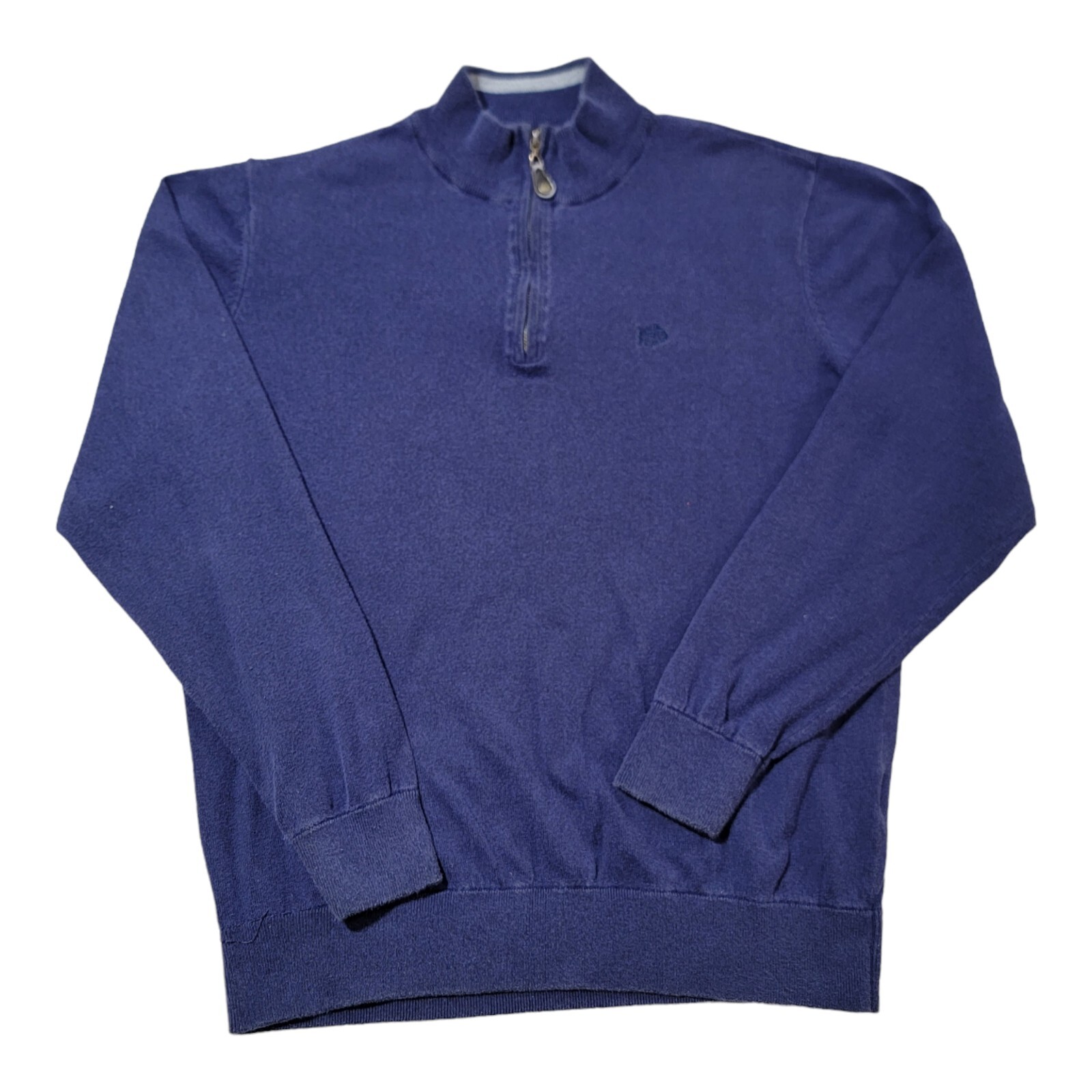 Southern Tide Sweater Men's Medium Long Sleeve 1/4 Zip Pullover Top Blue gallery
