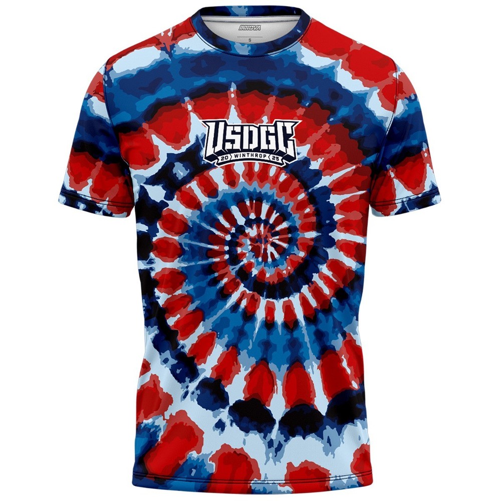 USDGC USA Spiral Tie Dye Jersey