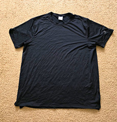 Champion Active Men’s XL Black Stretch Crew Neck Short Sleeve Logo T-Shirt