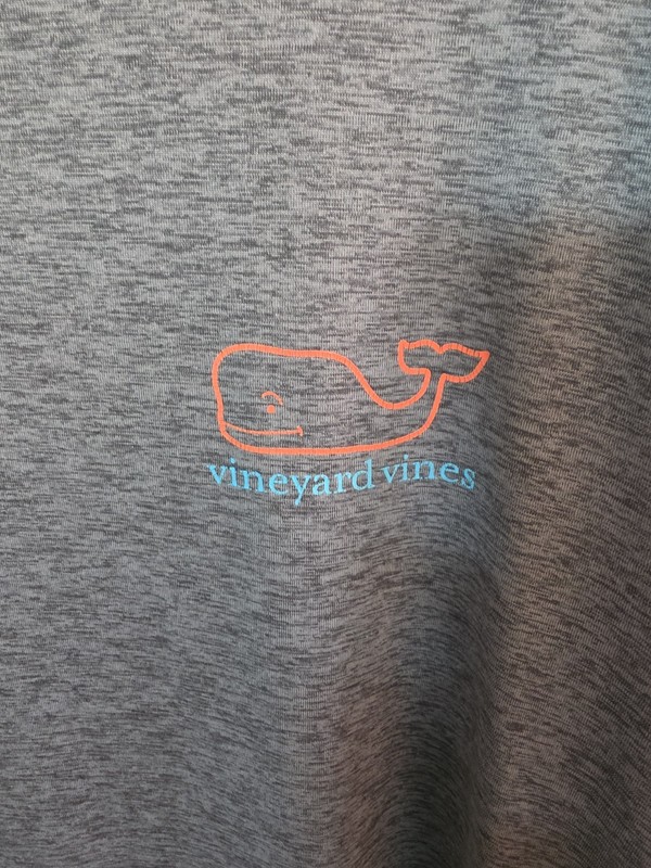 Vineyard Vines Performance Workout T-Shirt Size S Small Blue Lightweight Heather gallery