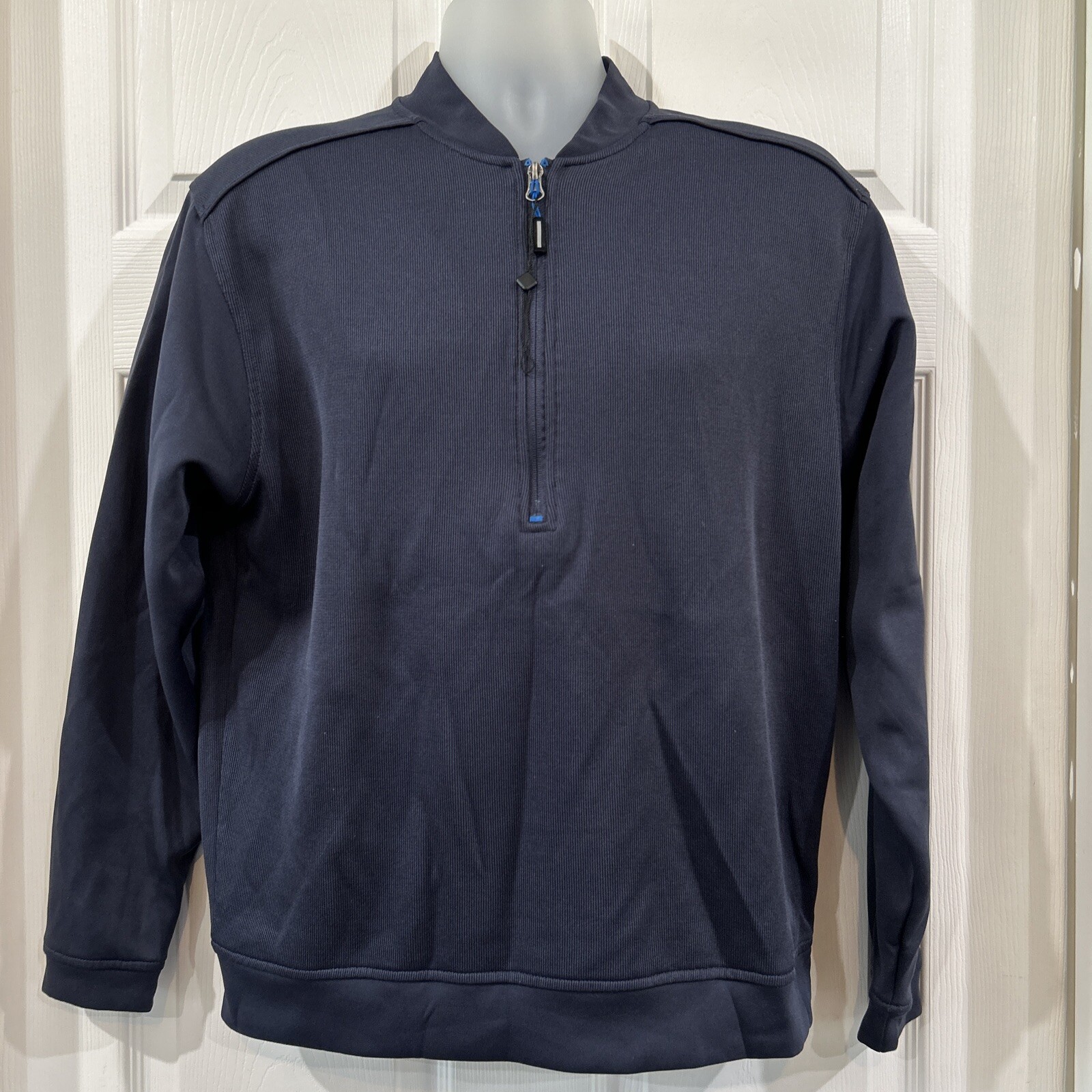 Tommy Armour DRI-LOGIC Mens S 1/2 Zip Athletic Golf Pullover Blue gallery