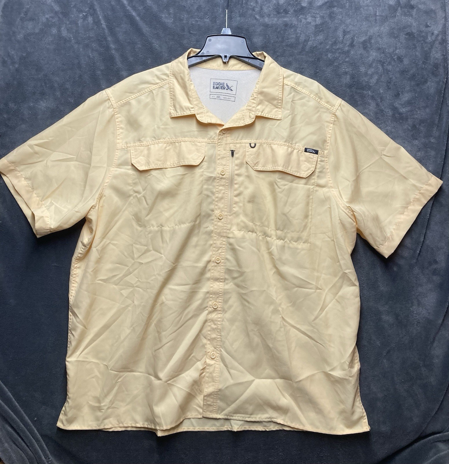 Eddie Bauer Ripstop Utility Shirt Men’s XXL UPF 50 Vented Fishing Hike Gorpcore gallery