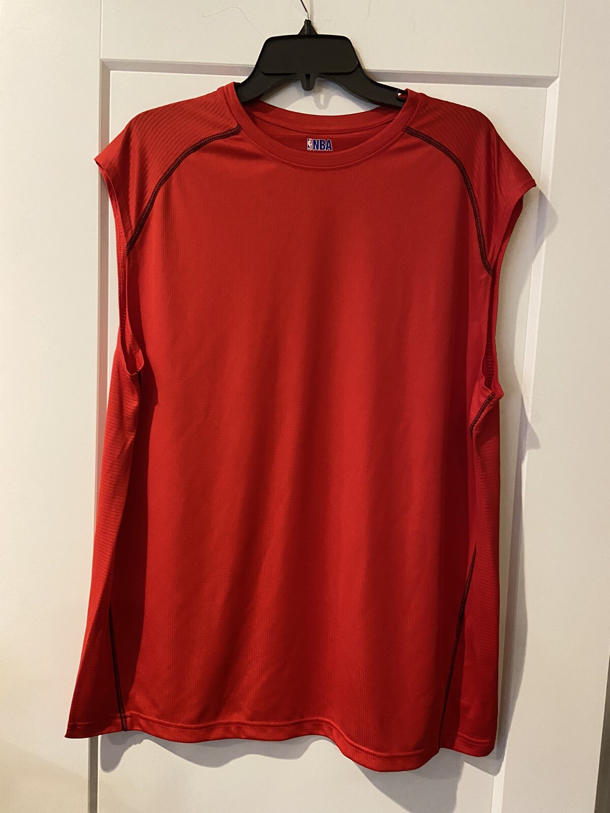 Mens Sleeve less T-Shirt Base Layer Moisture Wicking Workout Dri-Fit ,M,L,XL,2x gallery