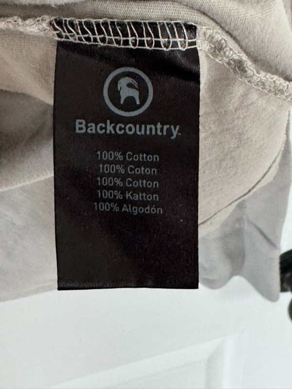 Stoic Backcountry Long Sleeve Shirt, Cotton, Gray, Men's Small gallery