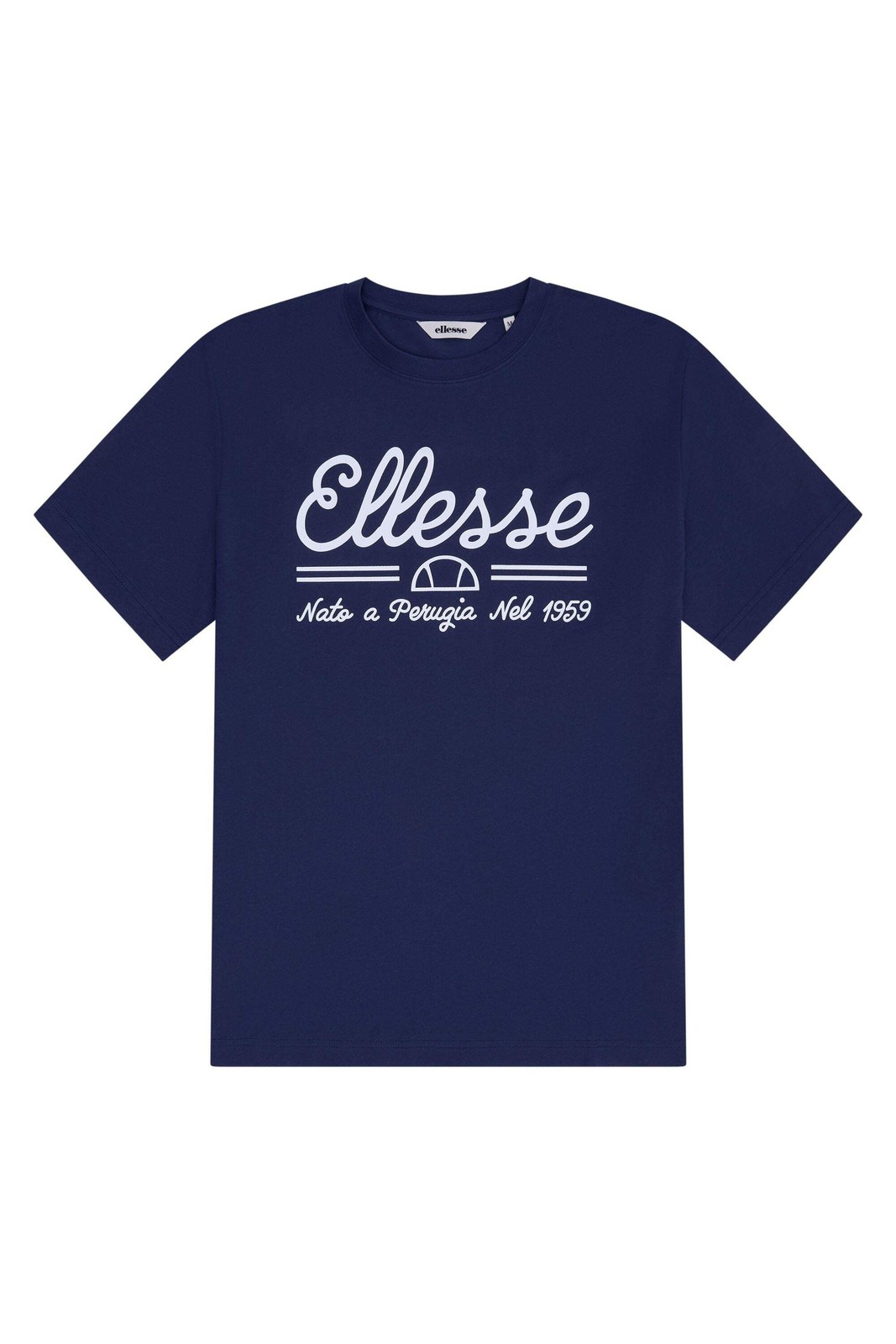 Ellesse 3 Pack T-Shirts Men’s Crew Neck Graphic Logo Grey Navy White Bundle Tees gallery