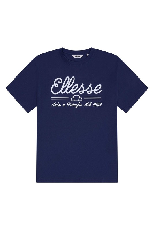 Ellesse 3 Pack T-Shirts Men’s Crew Neck Graphic Logo Grey Navy White Bundle Tees gallery