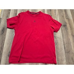 Jordan Sport Dri-FIT Mens Large Red Athletic Jumpman Logo T-Shirt Excellent