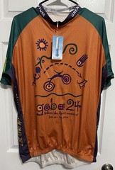 GOBA 24th Great Ohio Bicycle Adventure Cycling Jersey Men’s 4XL Coolmax Orange