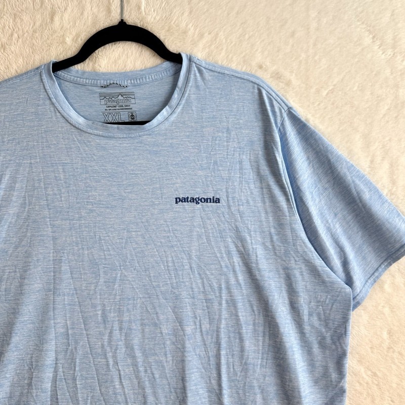 Patagonia Capilene Cool Daily Graphic Shirt Men's XXL Blue Quick Dry Outdoor gallery