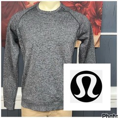 Lululemon Engineered Warmth Crew Merino Blend Sweatshirt Mens Sz M (No Tag) Gray