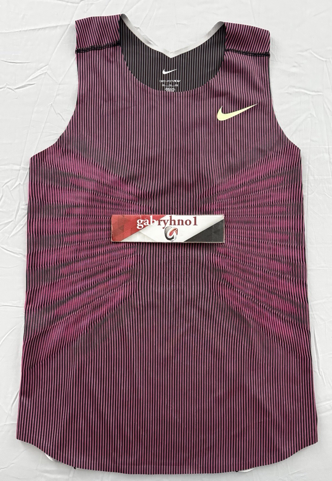 Nike 2024 Pro Elite Team Dri-FIT ADV Singlet FD5785-617 Made in USA Men Size 2XL gallery