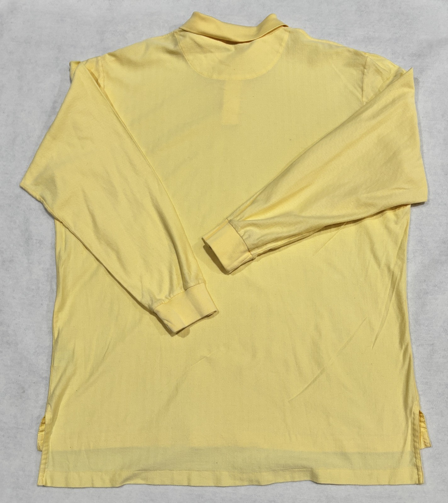 Polo Golf Ralph Lauren Long Sleeve Polo Shirt Pima Cotton Mens XXLarge Yellow gallery