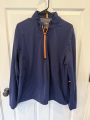 Ralph Lauren RLX 1/4 Zip Pullover Mens L Performance Water Resistant Logo