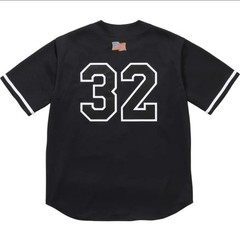 Supreme FW25 Swords Embroidered Baseball Jeresy Black Size M Rare New IN HAND
