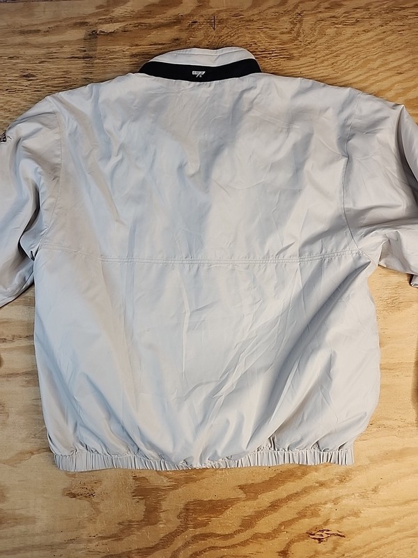 Chivas Regal 12 Logo Beige 1/4 Zip Golf Pullover Light Jacket Mens XL gallery