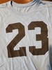 Air Jordan Medium Light Blue T Shirt "23" Graphic on Front Tee Black Logo Number gallery