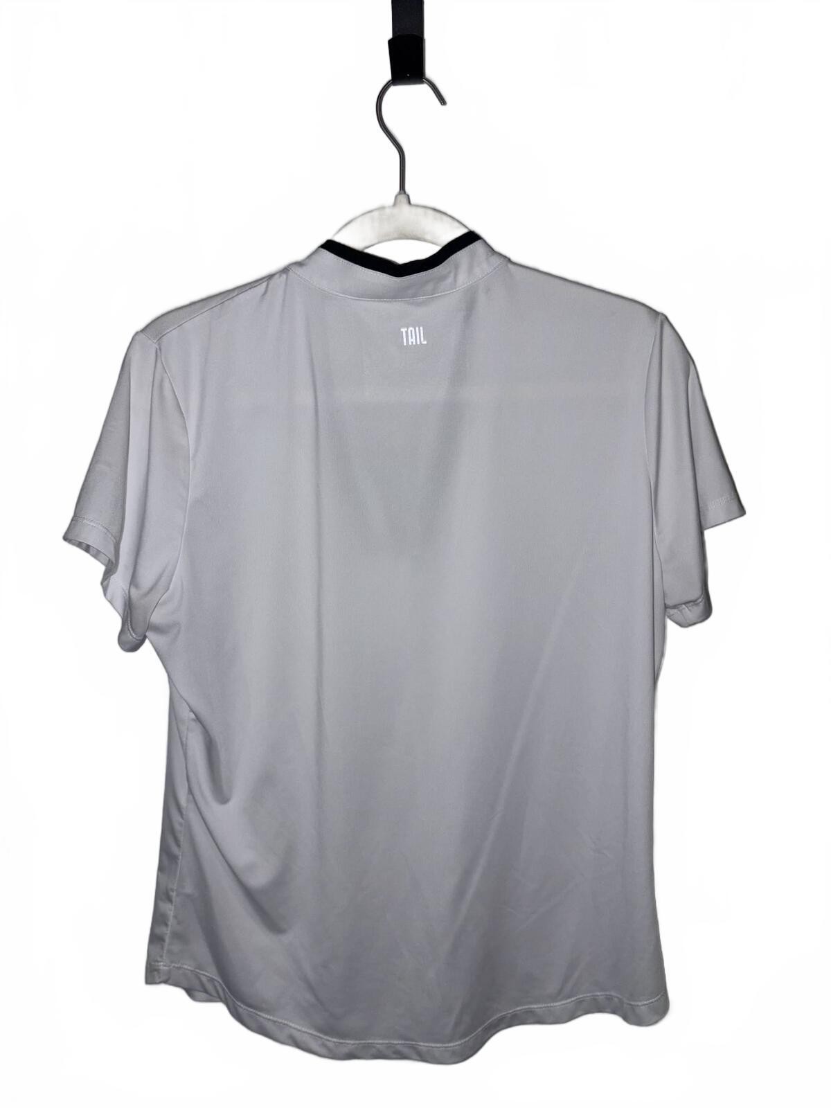 White Black Tail Golf Pickleball Tennis V neck NWOT gallery