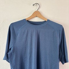 REI Co-op T-shirt Mens Medium Blue Lightweight Base Layer Performance Hiking