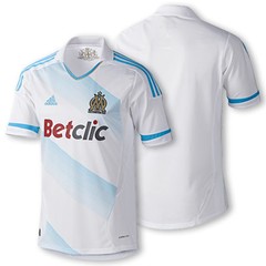 nwt~Adidas OLYMPIQUE MARSEILLE Olympic France Football Soccer jersey Shirt~Sz XL