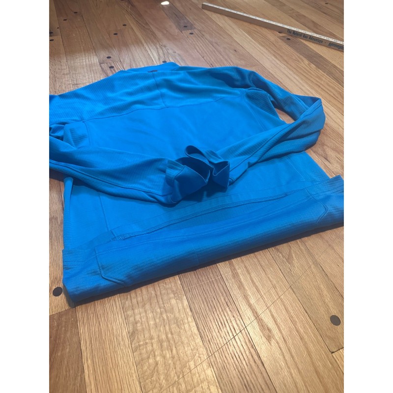 Bontrager Evoke Thermal Cycling Jersey Men's M/L Blue Profila Half Zip Pocket gallery
