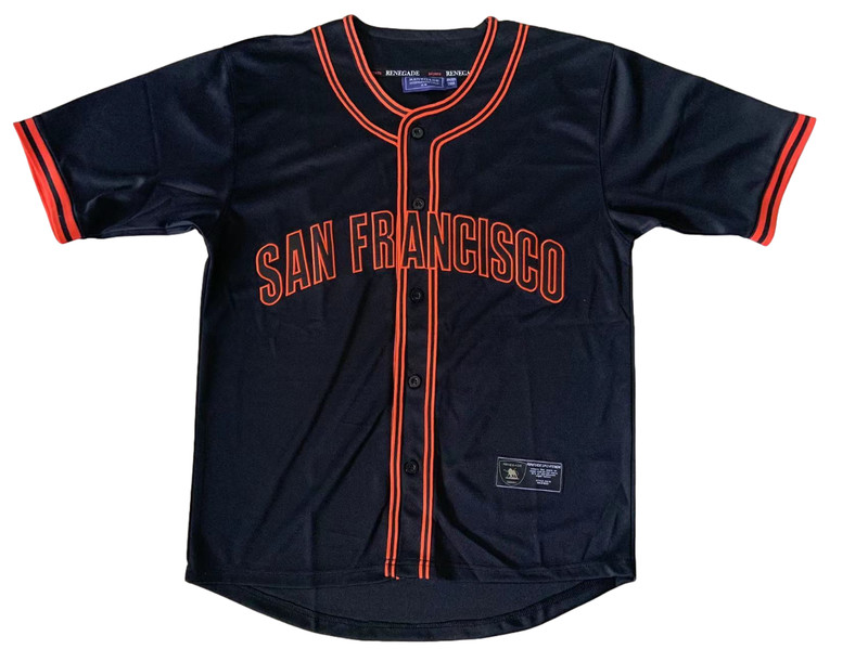 Renegade Sportswear Men’s 100% Poly Cheese Cloth Baseball Shirt w/City Name gallery