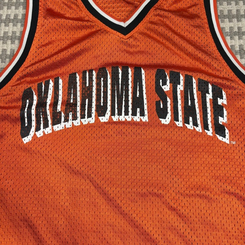 Colosseum Oklahoma State Cowboys #14 Basketball Jersey Orange XL gallery