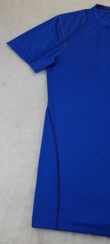 Nike Pro Dri Fit Fitted Shirt Men's Size Small Crewneck Royal Blue 703104-480 gallery