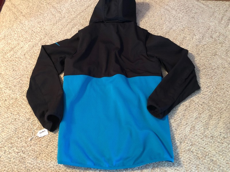 Lebron James Nike Elite Jacket Winterized 2015 Size Small S Hooded Black Blue gallery