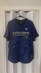 Yu-Gi-Oh Seto Kaiba Baseball Batting Jersey Large Blue eyes White dragon
