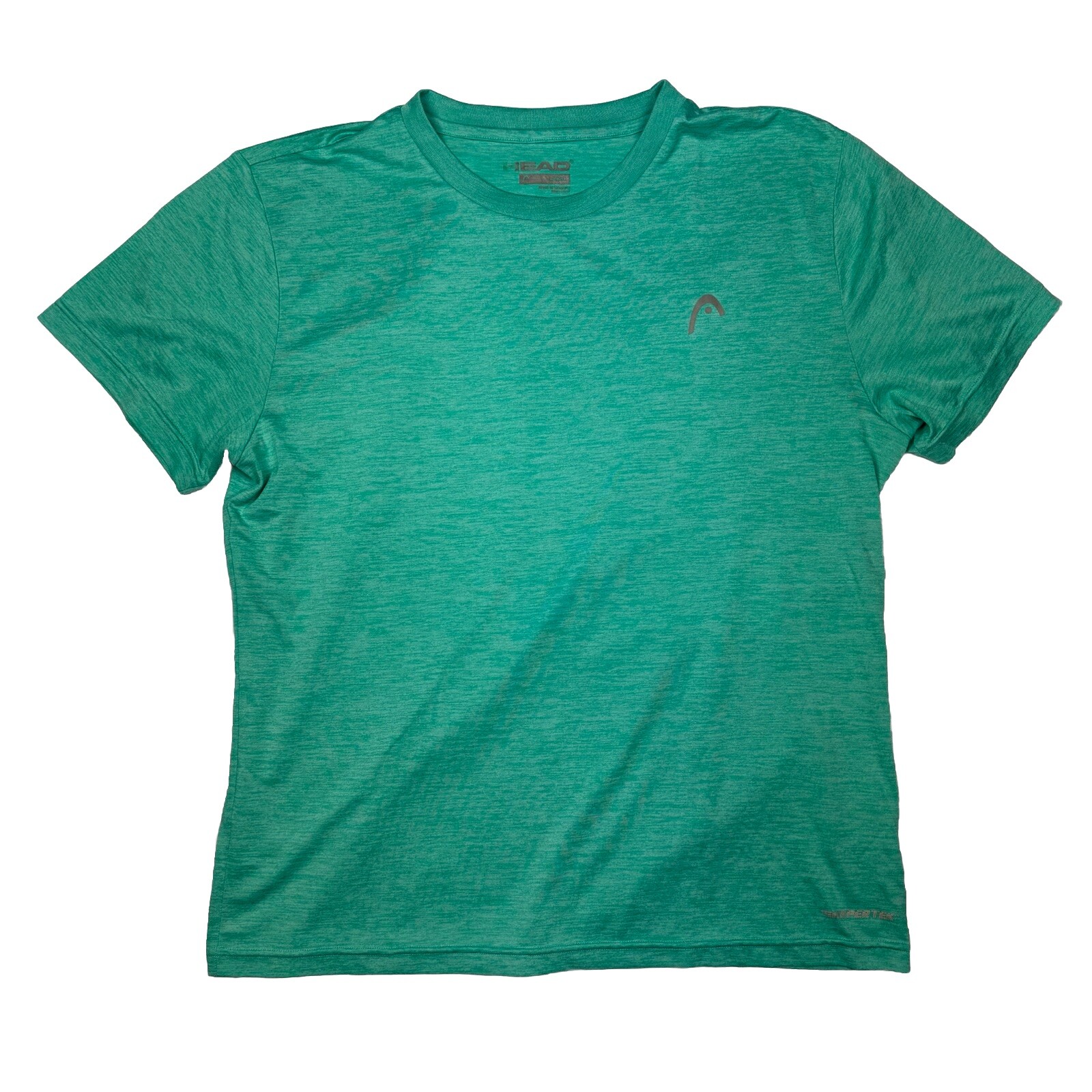 HEAD Men's Hypertek Crewneck Gym Tennis Workout Athletic Shirt Green L gallery