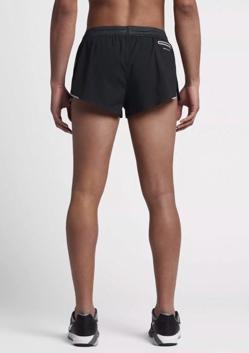 Nike Men’s AeroSwift 2” Lined Running Shorts Gray and Black SZ 2XL NEW!! gallery