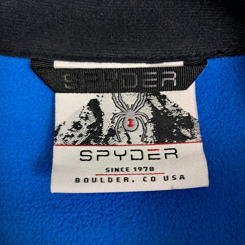 Spyder Performance Sweater Size Medium Men Blue Outbound Stryke 1/2 Zip Pullover gallery
