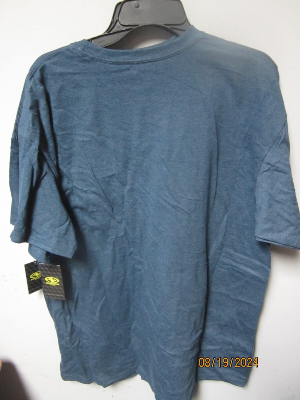 Athletic Works Men's Blue Cove Cotton Pocket Tee Size XL (46-48) LOT OF 2! gallery