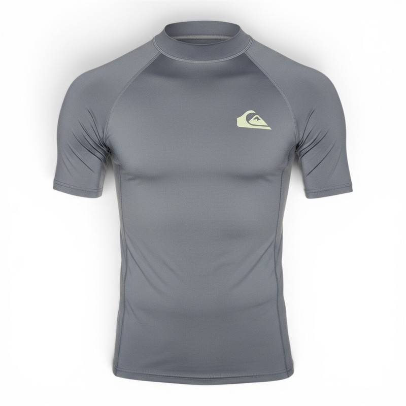 men's quicksilver chorcal gray short sleeve upf 50 protection gallery