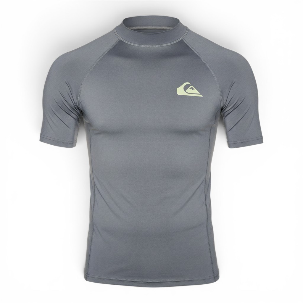 men's quicksilver chorcal gray short sleeve upf 50 protection gallery