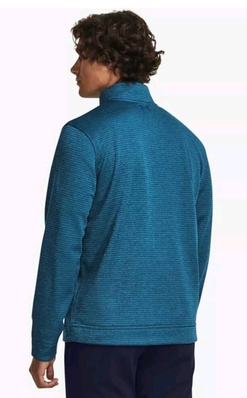 Under Armour Storm Sweater Fleece 1/4 Zip Size XL-Blue Teal- STYLE 1281267 gallery