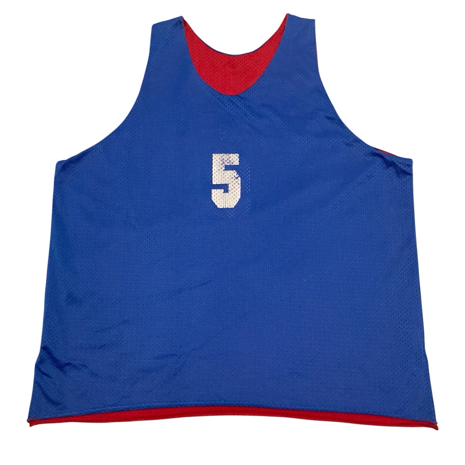 VTG Jim Bridges Sporting Goods Rawlings Reversible Mesh Basketball Jersey Large gallery