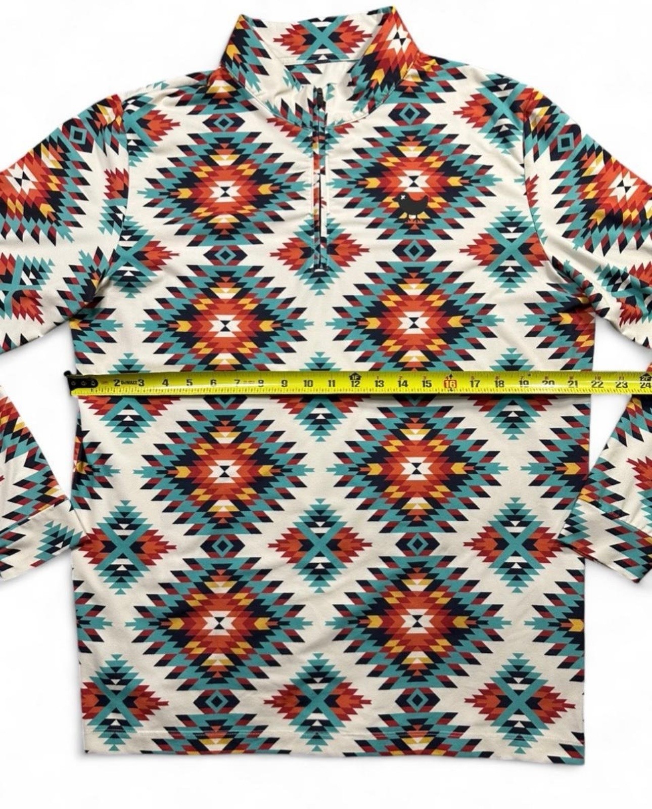 Men's Bad Birdie Golf 1/4 Zip Pullover Long Sleeve Polyester Geometric L gallery