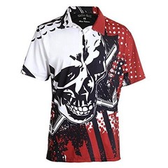 Tattoo Golf Shirt Tattoo Golf Polo Short Sleeve Polo Shirt Performance Polo L