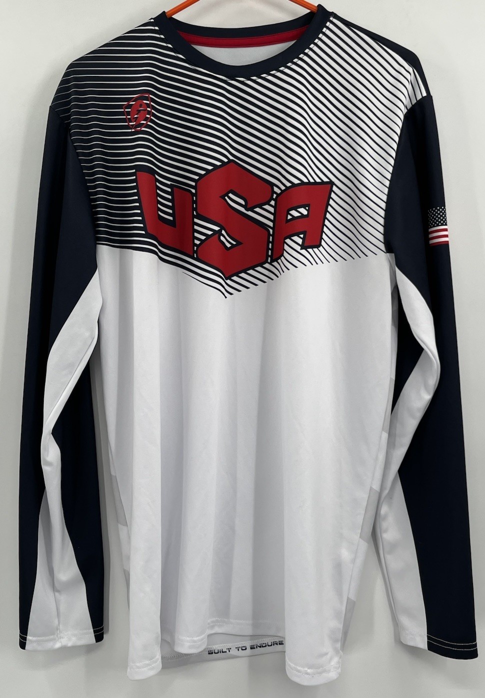 Siege Sports Men’s Compression Long Slv USA National Football Team Shirt Sz XL gallery