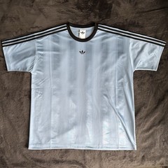 Adidas x Men’s Jacquard Jersey Blue Black Adicolor Trefoil Size XL – JW5881
