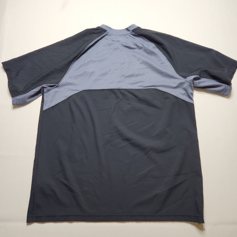 Adidas Mesh Back Pull Over Side Zip Athletic Shirt Custom VN Logo Men Size XL P4 gallery